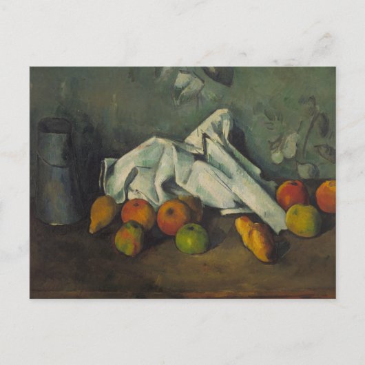 Paul Cezanne - Milk Can en Apples Briefkaart (Voorkant)