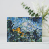Paul Cezanne - Mont Saint-Victoire & Chateau Noir Bedankkaart (Staand voorkant)
