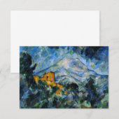 Paul Cezanne - Mont Saint-Victoire & Chateau Noir Bedankkaart (Voorkant / Achterkant)