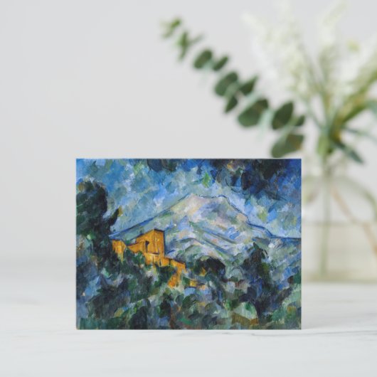 Paul Cezanne - Mont Saint-Victoire & Chateau Noir Briefkaart (Staand voorkant)
