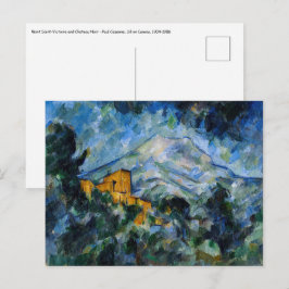 Paul Cezanne - Mont Saint-Victoire & Chateau Noir Briefkaart