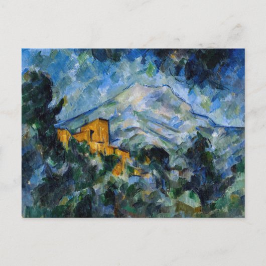 Paul Cezanne - Mont Saint-Victoire & Chateau Noir Briefkaart (Voorkant)