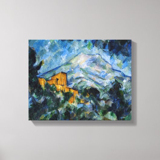 Paul Cezanne - Mont Saint-Victoire & Chateau Noir Canvas Afdruk (Voorkant)