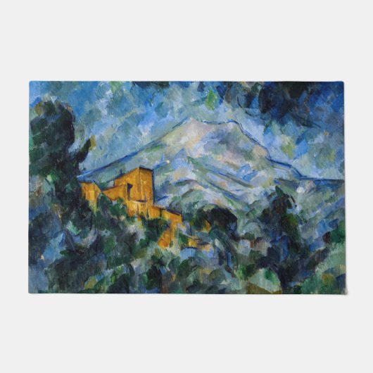 Paul Cezanne - Mont Saint-Victoire & Chateau Noir Deurmat (Voorkant)