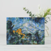 Paul Cezanne - Mont Saint-Victoire & Chateau Noir Kaart (Staand voorkant)