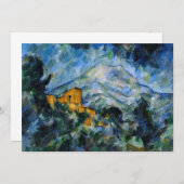 Paul Cezanne - Mont Saint-Victoire & Chateau Noir Kaart (Voorkant / Achterkant)
