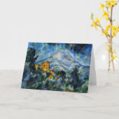 Paul Cezanne - Mont Saint-Victoire & Chateau Noir Kaart (Gele Bloem)