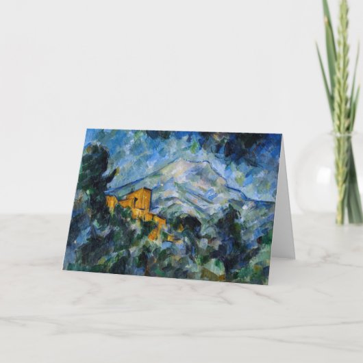 Paul Cezanne - Mont Saint-Victoire & Chateau Noir Kaart (Voorkant)