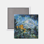 Paul Cezanne - Mont Saint-Victoire & Chateau Noir Magneet (Voorkant / Achterkant)