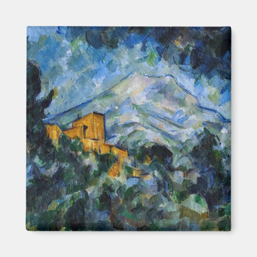 Paul Cezanne - Mont Saint-Victoire & Chateau Noir Magneet (Voorkant)