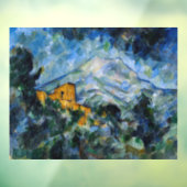 Paul Cezanne - Mont Saint-Victoire & Chateau Noir Raamsticker (Vel 3)