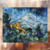 Paul Cezanne - Mont Saint-Victoire & Chateau Noir Raamsticker (Vel 2)