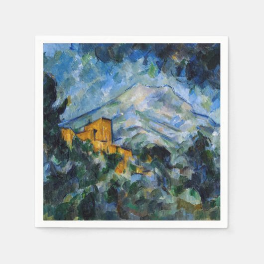 Paul Cezanne - Mont Saint-Victoire & Chateau Noir Servet (Voorkant)