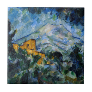Paul Cezanne - Mont Saint-Victoire & Chateau Noir Tegeltje