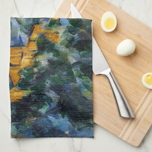 Paul Cezanne - Mont Saint-Victoire & Chateau Noir Theedoek (Quarter Fold)