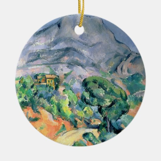 Paul Cezanne | Mont Sainte-Victoire, 1900 Keramisch Ornament (Voorkant)