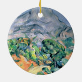 Paul Cezanne | Mont Sainte-Victoire, 1900 Keramisch Ornament (Achterkant)