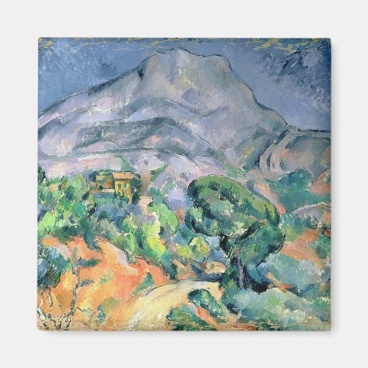Paul Cezanne | Mont Sainte-Victoire, 1900 Magneet (Voorkant)