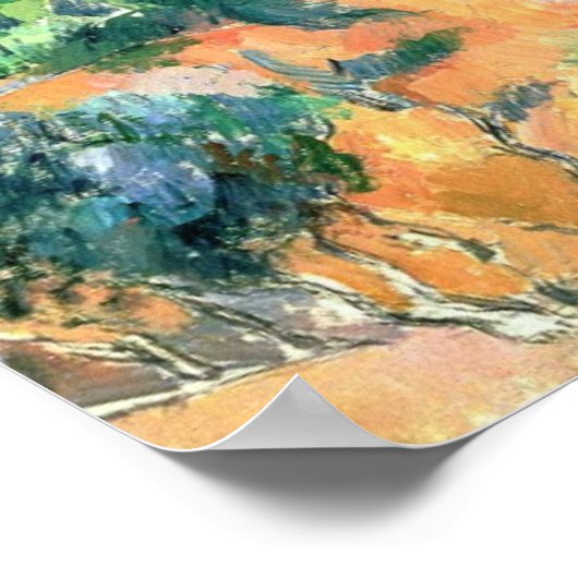 Paul Cezanne | Mont Sainte-Victoire, 1900 Poster (Hoek)