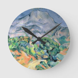 Paul Cezanne   Mont Sainte-Victoire, 1900 Ronde Klok