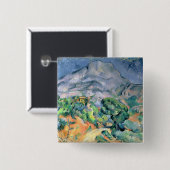 Paul Cezanne | Mont Sainte-Victoire, 1900 Vierkante Button 5,1 Cm (Voorkant /achterkant)