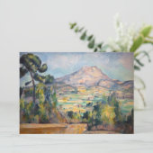 Paul Cezanne - Mont Sainte-Victoire Bedankkaart (Staand voorkant)