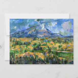 Paul Cezanne - Mont Sainte-Victoire Bedankkaart
