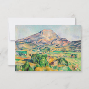 Paul Cezanne - Mont Sainte-Victoire Bedankkaart