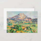 Paul Cezanne - Mont Sainte-Victoire Bedankkaart (Voorkant / Achterkant)