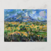 Paul Cezanne - Mont Sainte-Victoire Briefkaart (Voorkant)