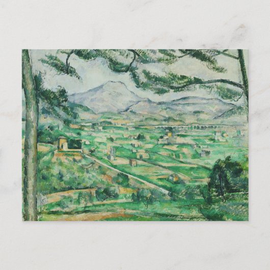 Paul Cezanne - Mont Sainte-Victoire Briefkaart (Voorkant)