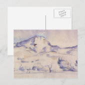 Paul Cezanne-Mont Sainte-Victoire Briefkaart (Voorkant / Achterkant)