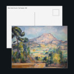 Paul Cezanne - Mont Sainte-Victoire Briefkaart<br><div class="desc">Mont Sainte-Victoire / La Montagne Sainte-Victoire door Paul Cezanne in 1890</div>