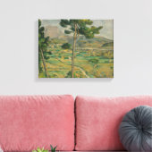 Paul Cezanne - Mont Sainte-Victoire Canvas Afdruk (Insitu (Woonkamer))