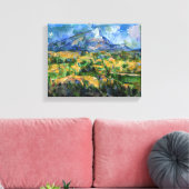 Paul Cezanne - Mont Sainte-Victoire Canvas Afdruk (Insitu (Woonkamer))