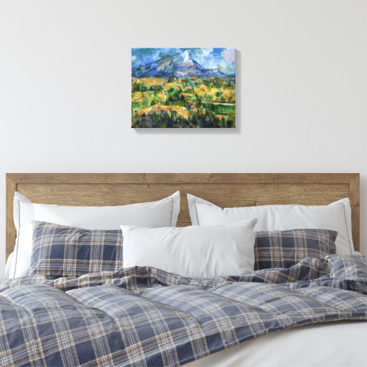 Paul Cezanne - Mont Sainte-Victoire Canvas Afdruk (Insitu (Slaapkamer))