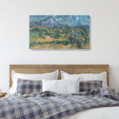 Paul Cezanne | Mont Sainte-Victoire Canvas Afdruk (Insitu (Slaapkamer))