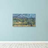 Paul Cezanne | Mont Sainte-Victoire Canvas Afdruk (Insitu (Houten vloer))