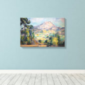Paul Cezanne - Mont Sainte-Victoire Canvas Afdruk (Insitu (Houten vloer))