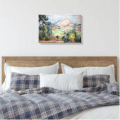 Paul Cezanne - Mont Sainte-Victoire Canvas Afdruk (Insitu (Slaapkamer))