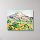 Paul Cezanne - Mont Sainte-Victoire Canvas Afdruk (Voorkant)