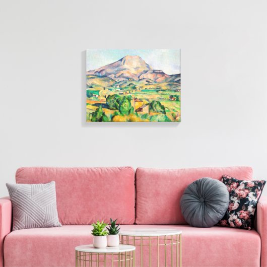 Paul Cezanne - Mont Sainte-Victoire Canvas Afdruk (Insitu (Woonkamer))