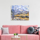 Paul Cezanne Mont Sainte-Victoire Canvas Afdruk (Insitu (Woonkamer))