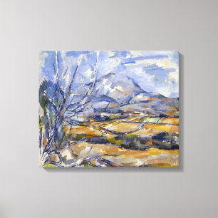 Paul Cezanne Mont Sainte-Victoire Canvas Afdruk