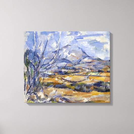 Paul Cezanne Mont Sainte-Victoire Canvas Afdruk (Voorkant)