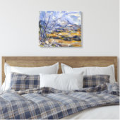 Paul Cezanne Mont Sainte-Victoire Canvas Afdruk (Insitu (Slaapkamer))