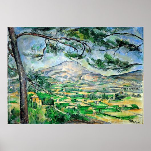 Paul Cézanne, Mont Sainte-Victoire, Courtald Poster (Voorkant)