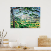 Paul Cézanne, Mont Sainte-Victoire, Courtald Poster (Keuken)
