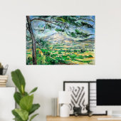 Paul Cézanne, Mont Sainte-Victoire, Courtald Poster (Thuiskantoor)