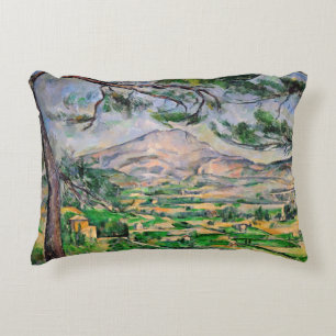 Paul Cezanne - Mont Sainte-Victoire en grote den Accent Kussen